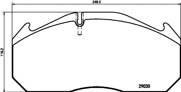DON CVP013K Brake Pad Set, disc brake